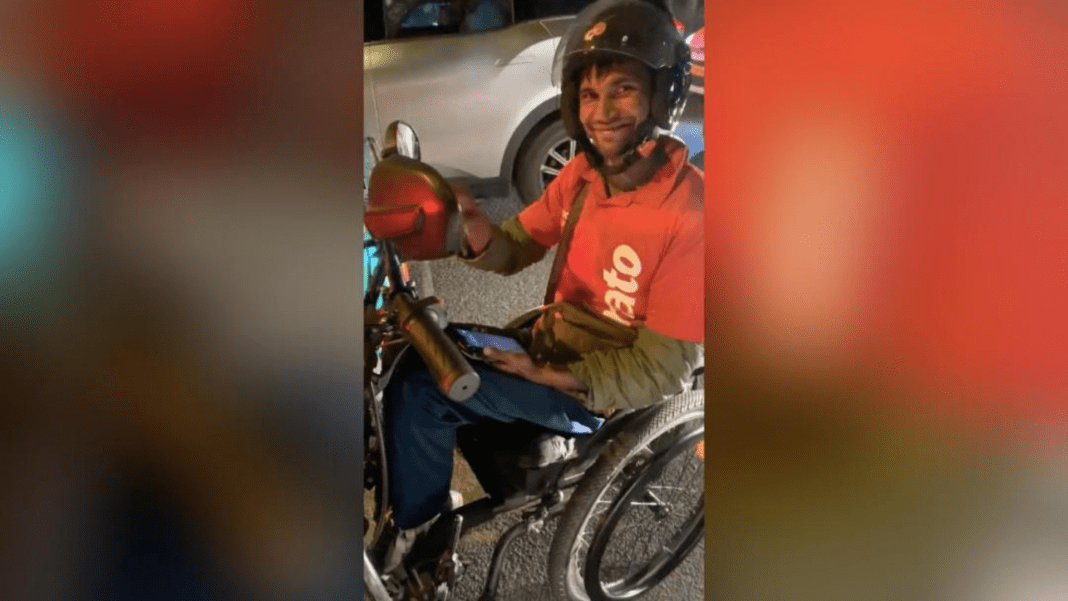 Specially Abled Zomato Delivery Guy
