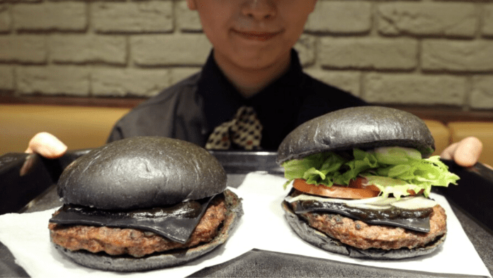 black burger