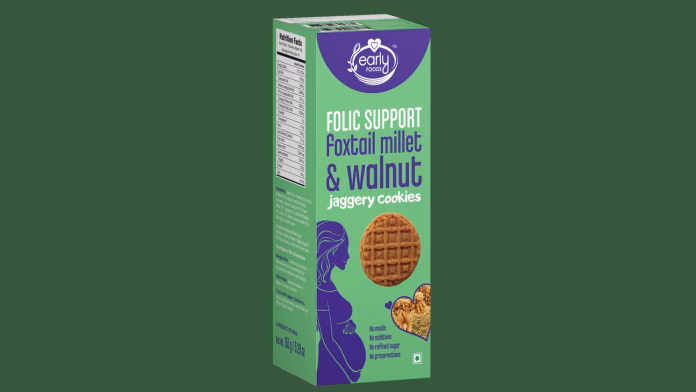 EarlyFoodsWalnut & Foxtail Millet Cookies