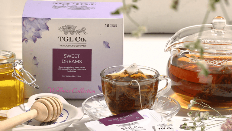Unwind and relax at night with TGL Co.’s Sweet Dreams Chamomile Tea
