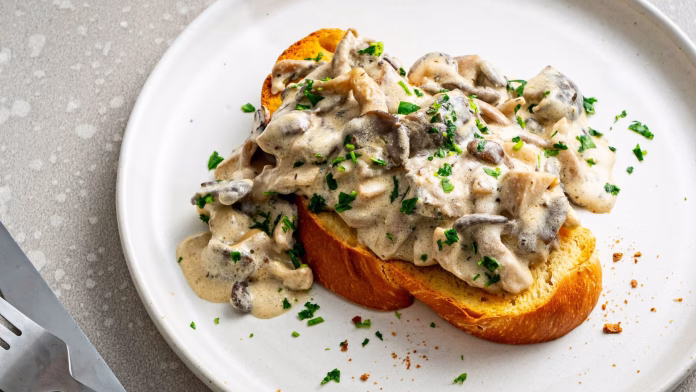 Creamy Mushroom Toast Creamy Mushroom Toast