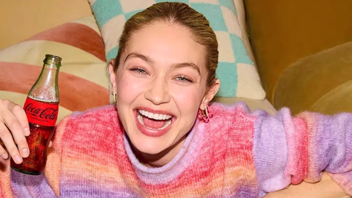 Gigi hadid coca cola