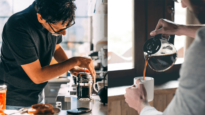 brewing coffee brewing coffee