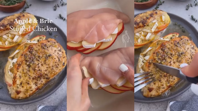 apple and brie stuffed chicken apple and brie stuffed chicken