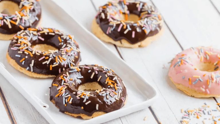 keto chocolate glazed donuts