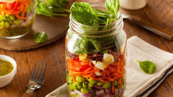mason jar salads