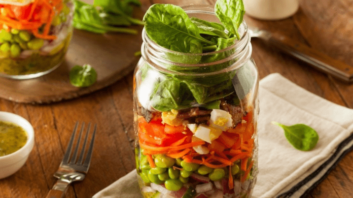 mason jar salads