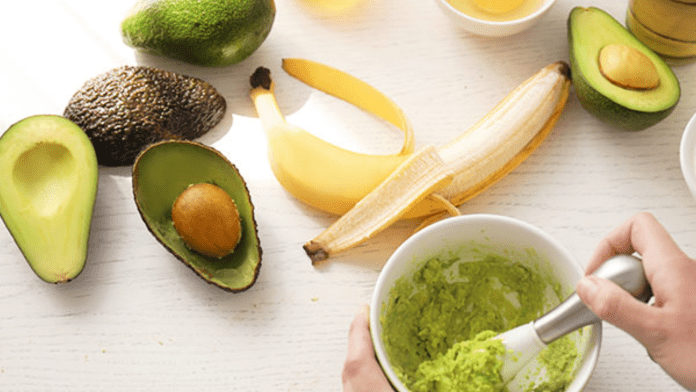 Banana and Avocado Mask