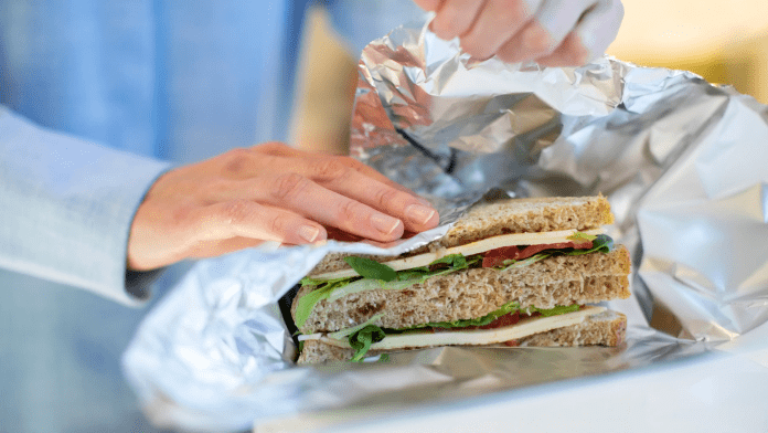 Storing Food in Aluminium Foil