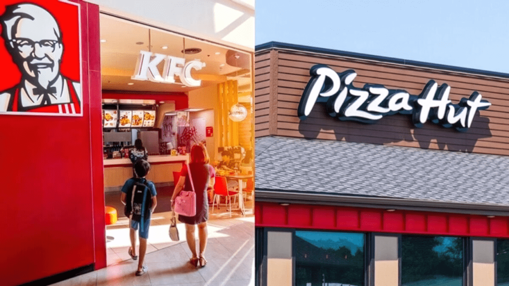 KFC and Pizza Hut