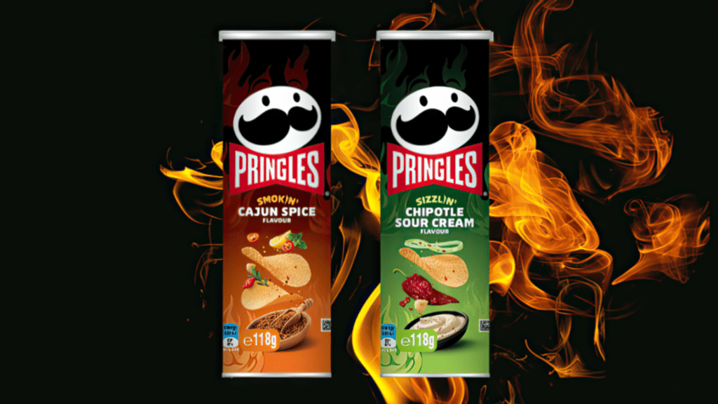 Pringles Sizzlin' Chipotle Sour Cream and Pringles Smokin' Cajun Spice