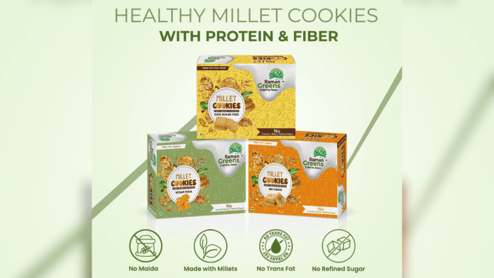 Raman Greens' millet-based snacks
