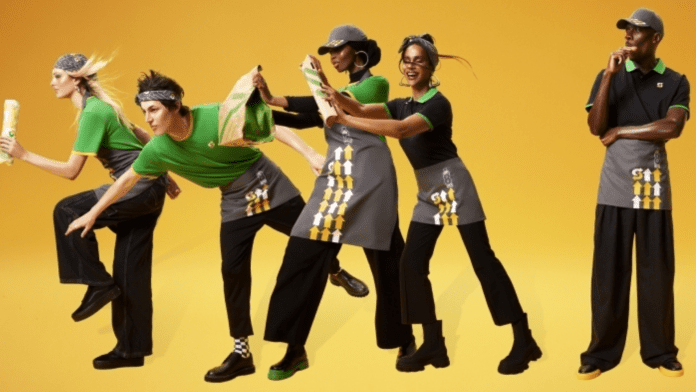 Subway's new uniforms