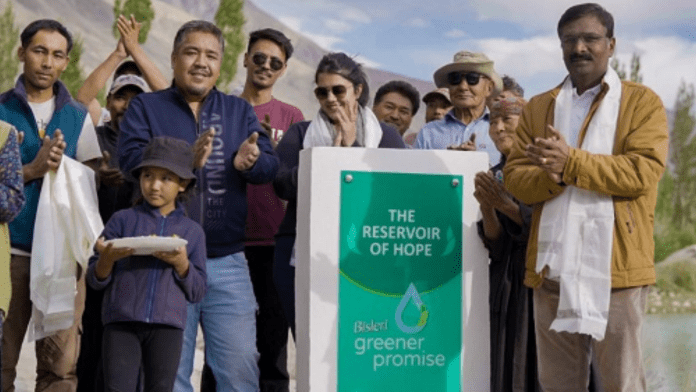 Inauguration of Bisleri Reservoir of Hope in Ladakh
