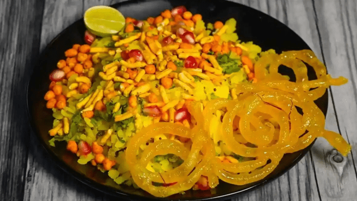 Poha-jalebi