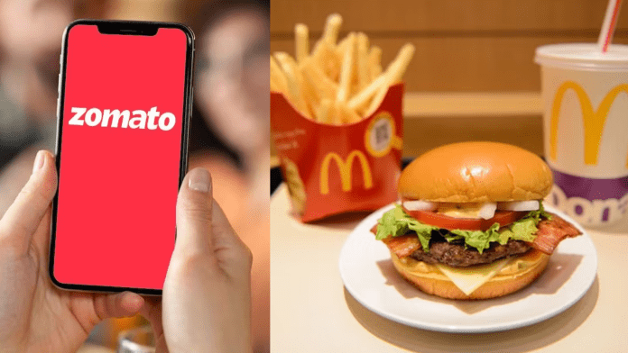 Zomato and McDonald's