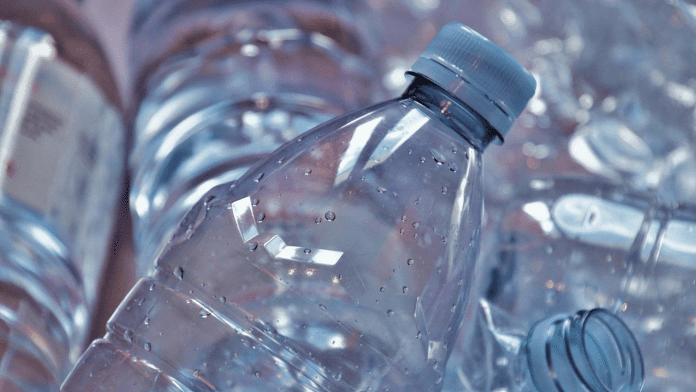 plastic water bottles