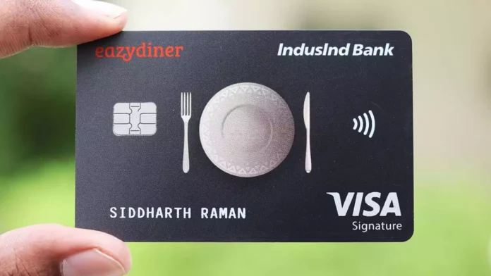 EazyDiner IndusInd Bank Platinum Credit Card