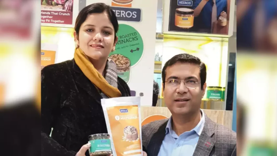 Simran and Sachin Sahni, Co-founders of Keeros Foods