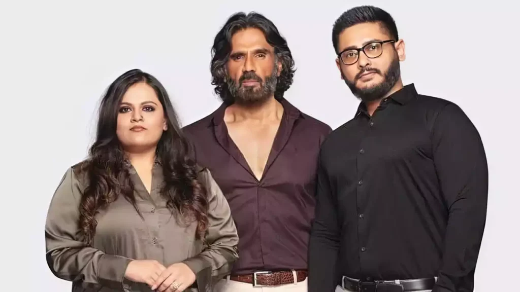 Aquatein Co-Founders, Mitisha A Mehta, Ananth B Prabhala with actor Suniel Shetty