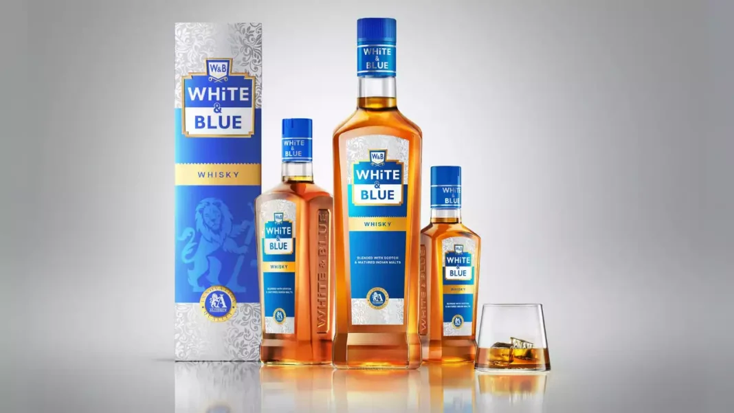 White & Blue whiskey