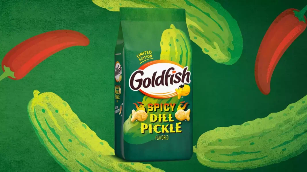 Goldfish Spicy Dill Pickle Crackers