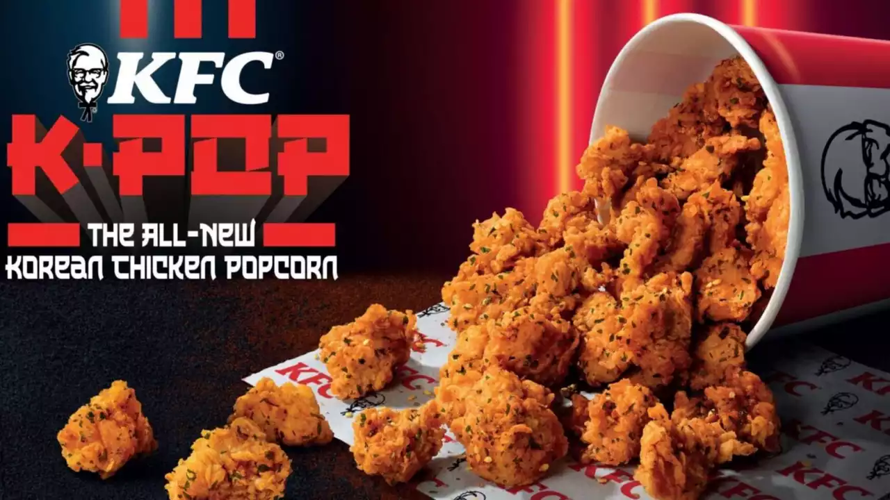 KFC K-POP Korean Chicken Popcorn KFC K-POP Korean Chicken Popcorn