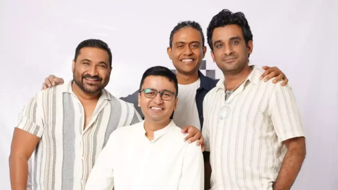 Sumit Jasoria, Shivam Tripathi, Vinod Naik, and Himanshu Chaudhary, Co-Founders of Newme