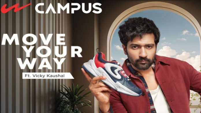 Campus footwear brand ambassador vicky kaushal