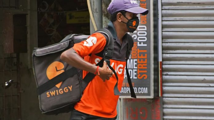 Image of swiggy delivery boy