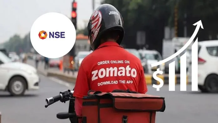 Image of zomato NSE