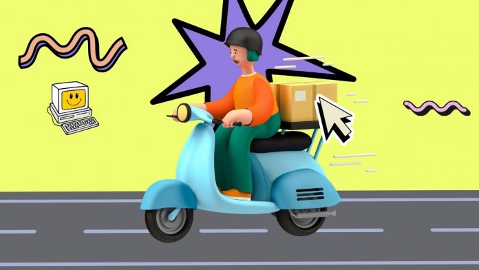 India’s 2024 Spending Surge: Quick Commerce Dominates Beyond Groceries Image of quick commerce delivery boy