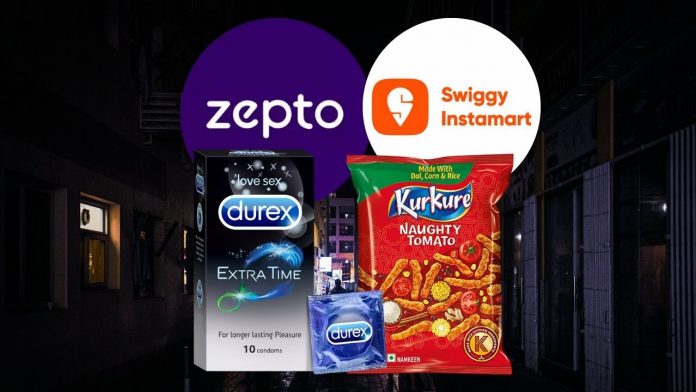 Image of zepto and swiggy