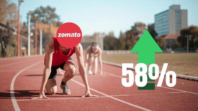 Zomato Continues to Lead with 58% Share in India’s Food Delivery Market: Report Image of zomato