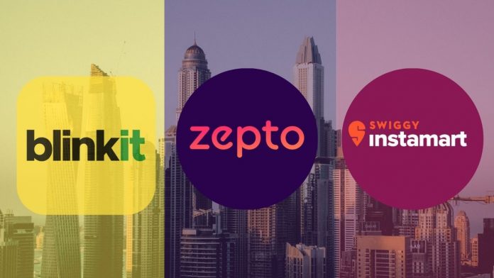 Image of blinkit instamart zepto