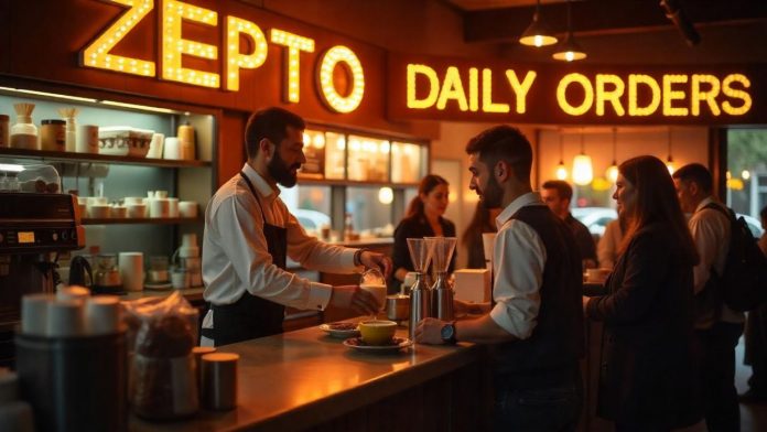 Zepto Café Rockets to 50,000 Daily Orders in Just Four Weeks Image of zepto