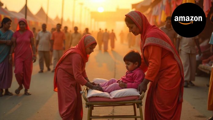 Cardboard Reinvented: How Amazon is Providing Free Beds at the Maha Kumbh Mela Image of amazon