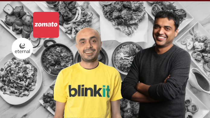 Image of zomato & blinkit