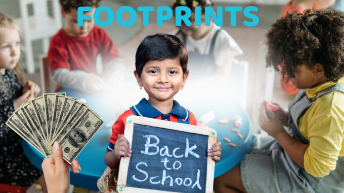 Image of footprints.