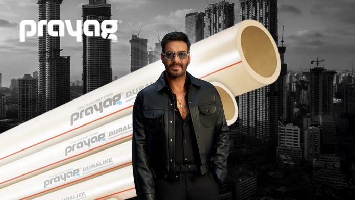 Ajay Devgn Rejoins Prayag India as Brand Ambassador: Plumbing Giant Bets Big on Star Power to Boost Market Presence Image of prayag