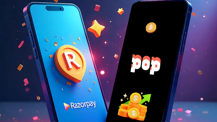 Razorpay Picks Up Majority Stake in POP with $30 Million Investment, Enters Consumer UPI and Rewards War Image of razorpay