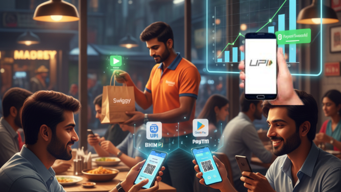 UPI Payments Rise 34% as Indians Spend More on Eating Out and Food Delivery Image of upi