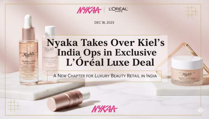 Nykaa Takes Over Kiehl’s India Ops in Exclusive L’Oréal Luxe Deal